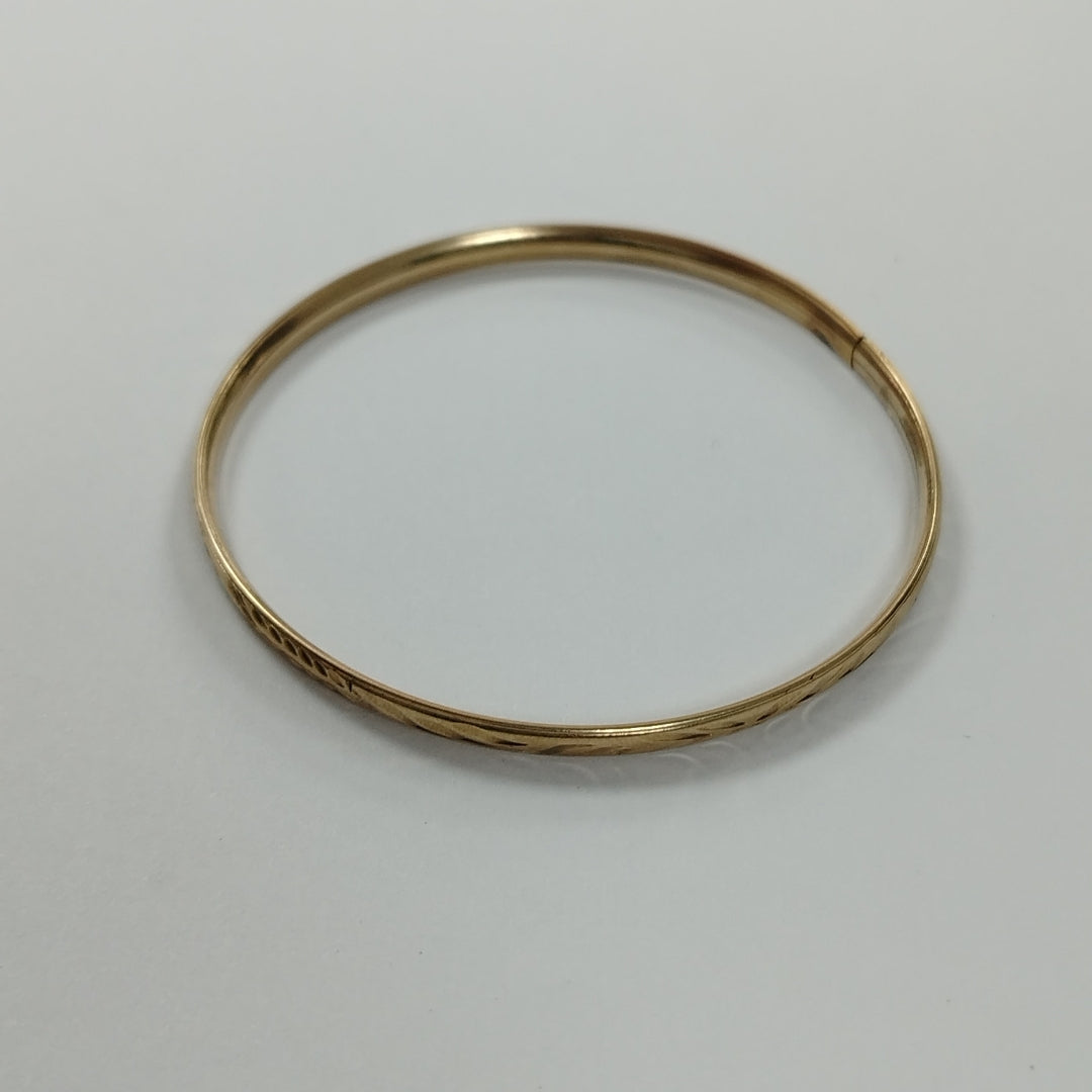 PULSERA RIGIDA ORO 10 K 5.1 GRMS (SEMINUEVO)