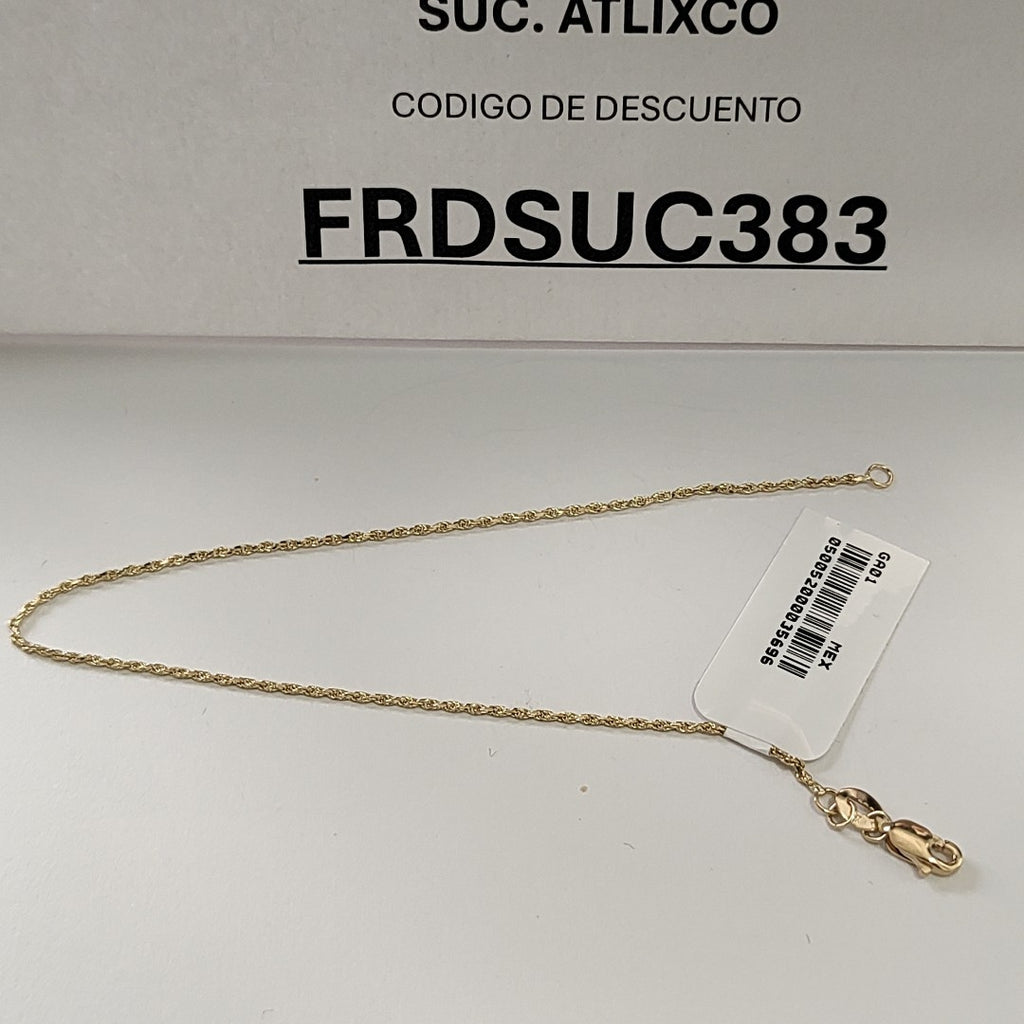 PULSERA TORZAL 14K 21 CM 1.4 GR (NUEVO)