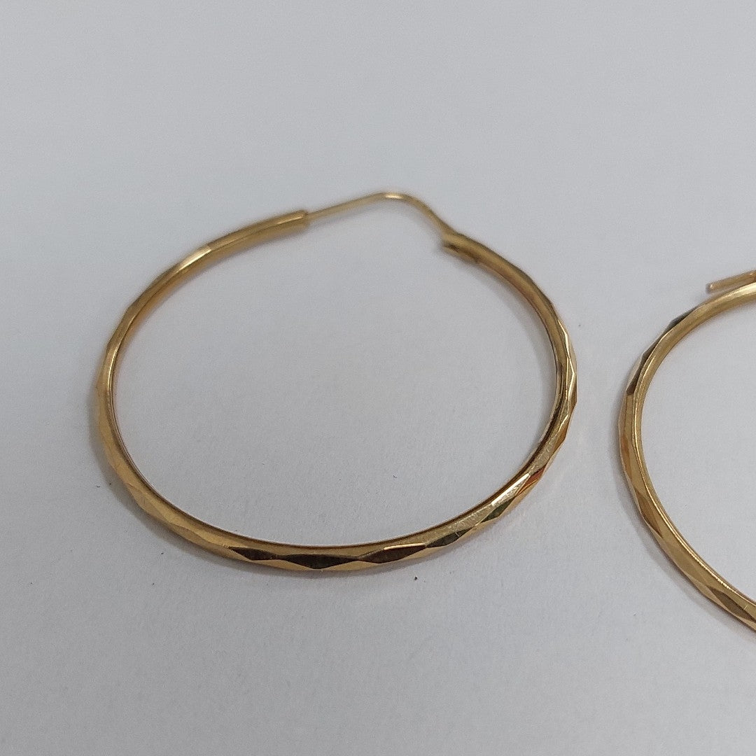 ARRACADAS PAR ORO 14 K 2.2 GRMS (SEMINUEVO)