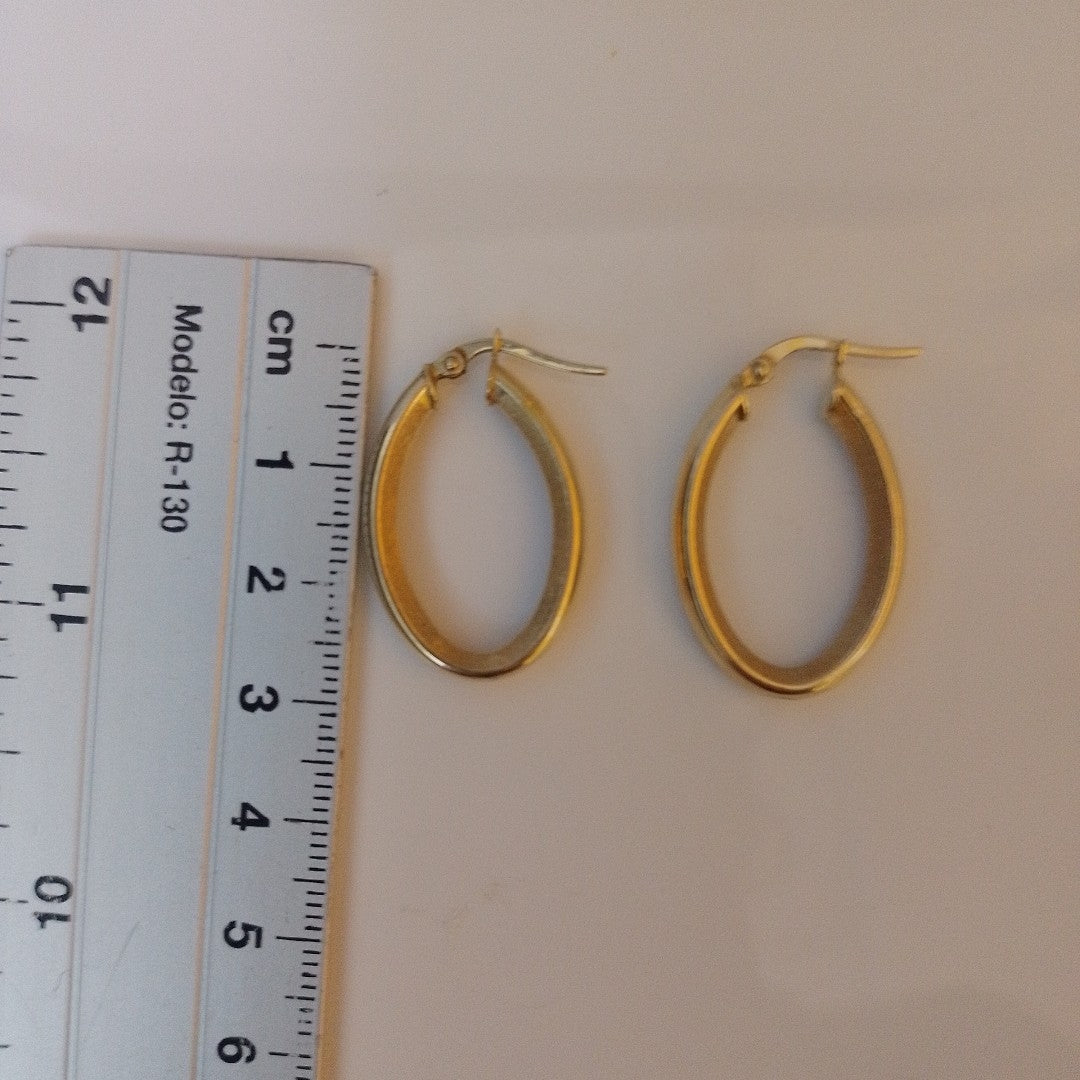 ARRACADAS PAR ORO 14 K 2,10 GRMS (SEMINUEVO)