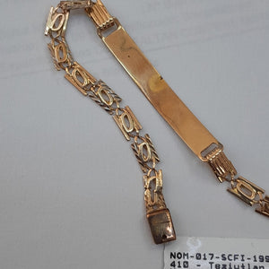 ESCLAVA ORO 10 K 4,40 GRMS (SEMINUEVO)
