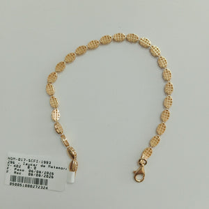 PULSERAS DAMA ORO 14K 3.8 (NUEVO)