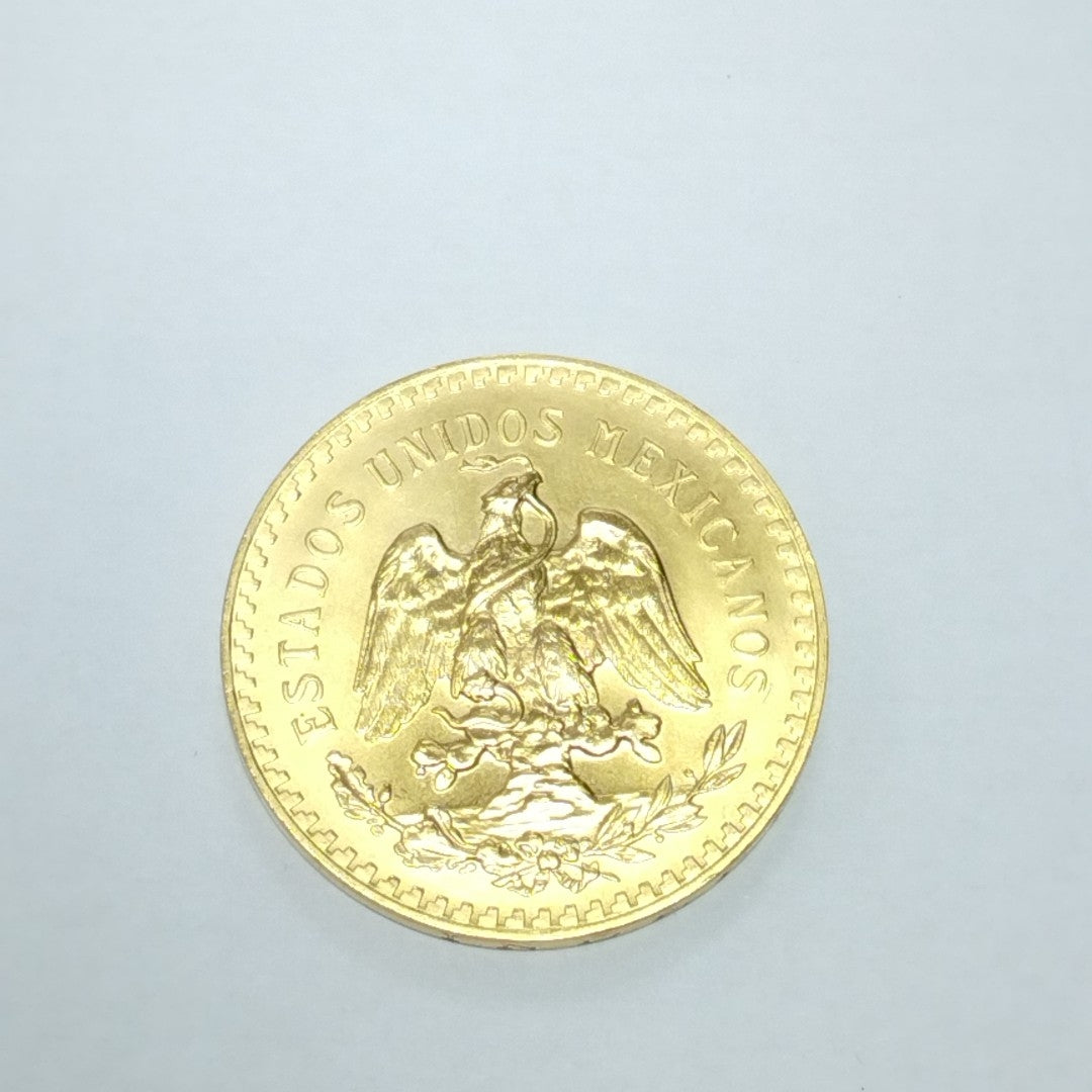 K1 41.6 GRMS 21 K IDENTIFICACIÓN MONEDA NOMINATIVA MONEDAS PESOS 50 PESO (SEMINUEVO)