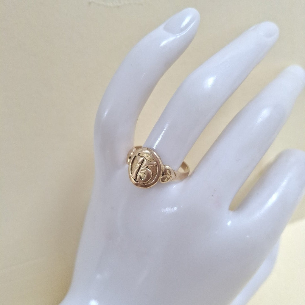 ANILLO ORO 10 K 3.3 GRMS (SEMINUEVO)