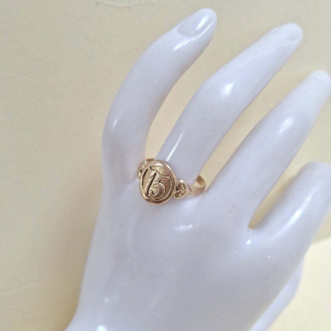 ANILLO ORO 10 K 3.3 GRMS (SEMINUEVO)