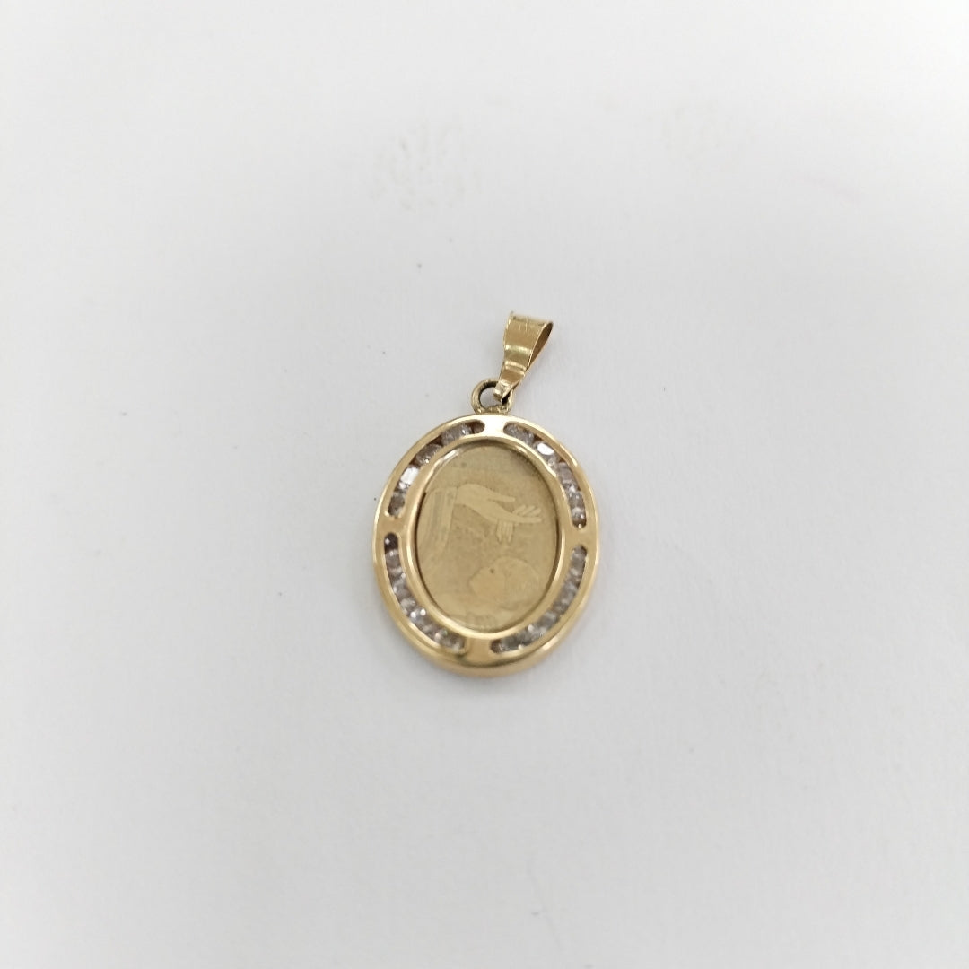 MEDALLA RELIGIOSA ORO 10 K 0.9 GRMS (SEMINUEVO)