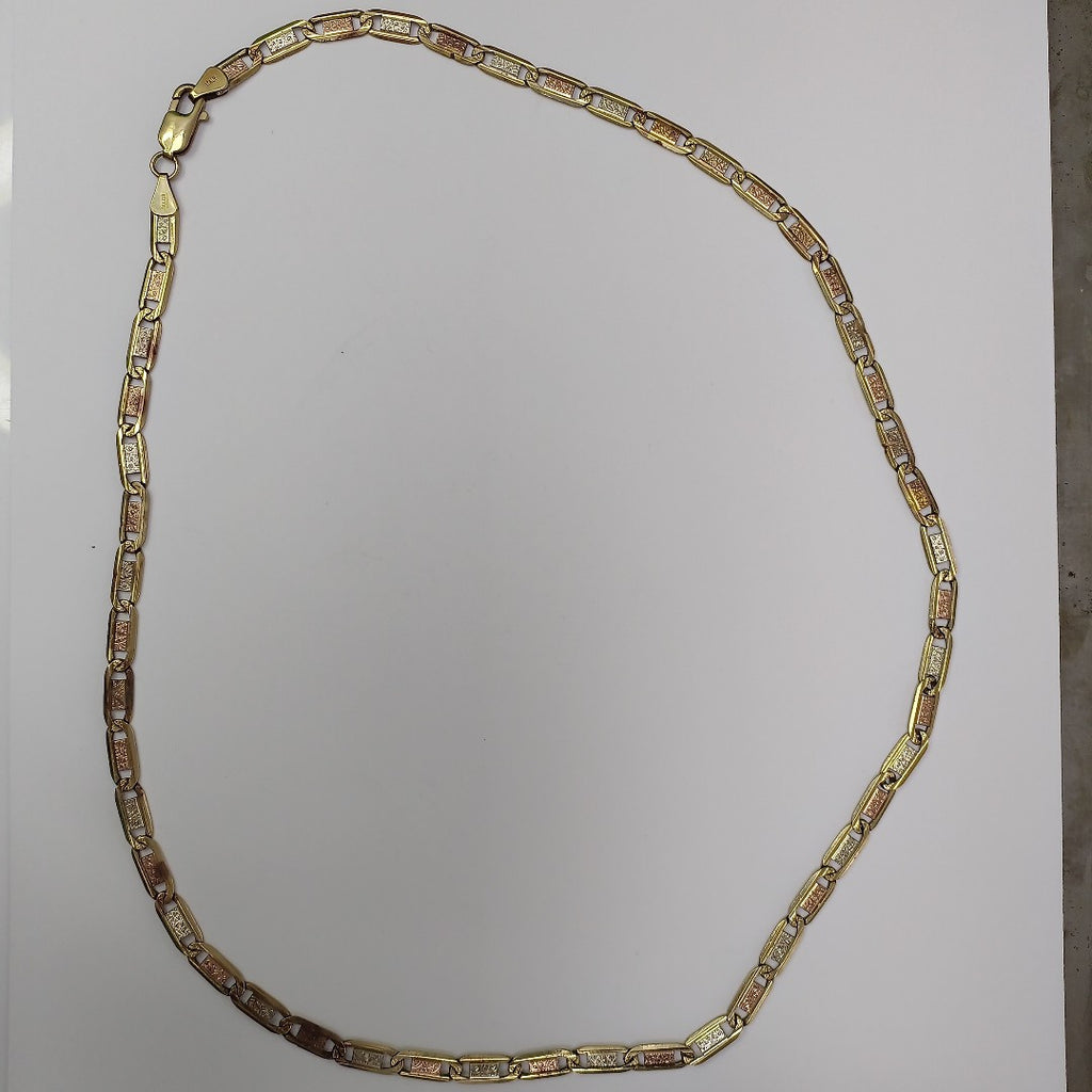 CADENA ORO COMBINADO 10 K 27.2 GRMS (SEMINUEVO)