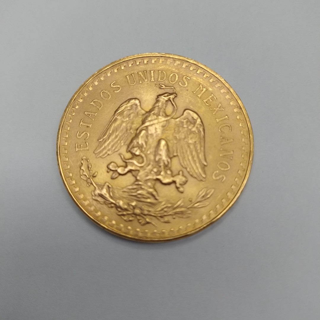 K1 41.6 GRMS 21 K IDENTIFICACIÓN MONEDA NOMINATIVA MONEDAS PESOS 50 PESOS (SEMINUEVO)