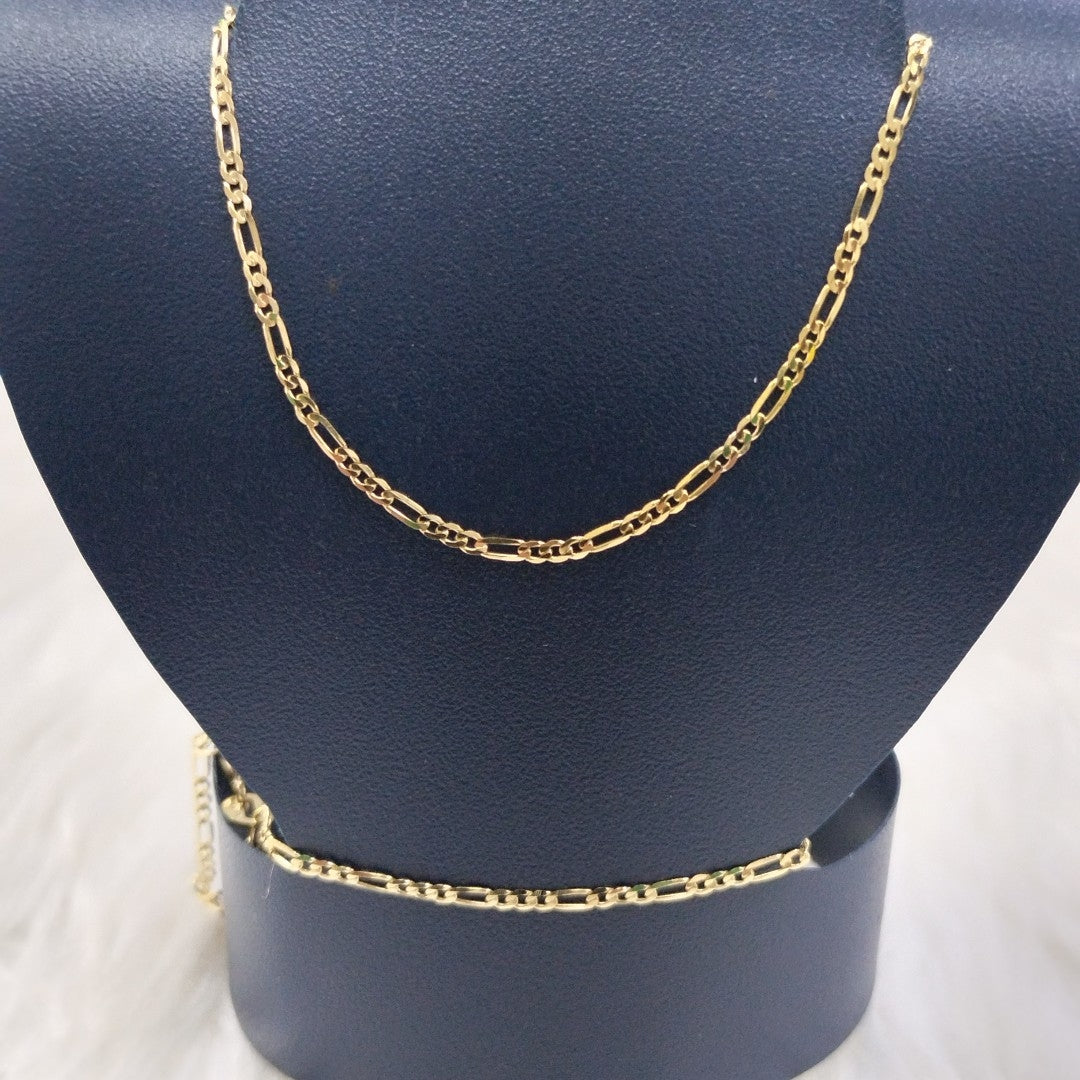 CADENAS CARTIER 3 1 AMARILLA ORO 14K 1.9 (NUEVO)
