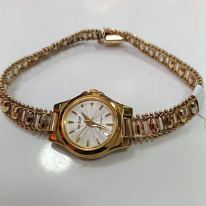 RELOJ CAJA ACERO PULSO ORO ORO 10 K 17.6 GRMS (SEMINUEVO)