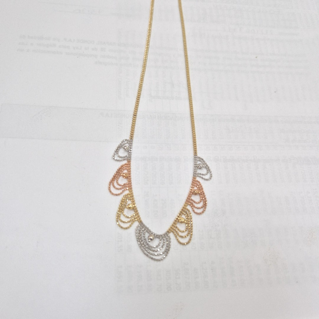 GARGANTILLA ORO,ORO COMBINADO 14 K 5,70 GRMS (SEMINUEVO)