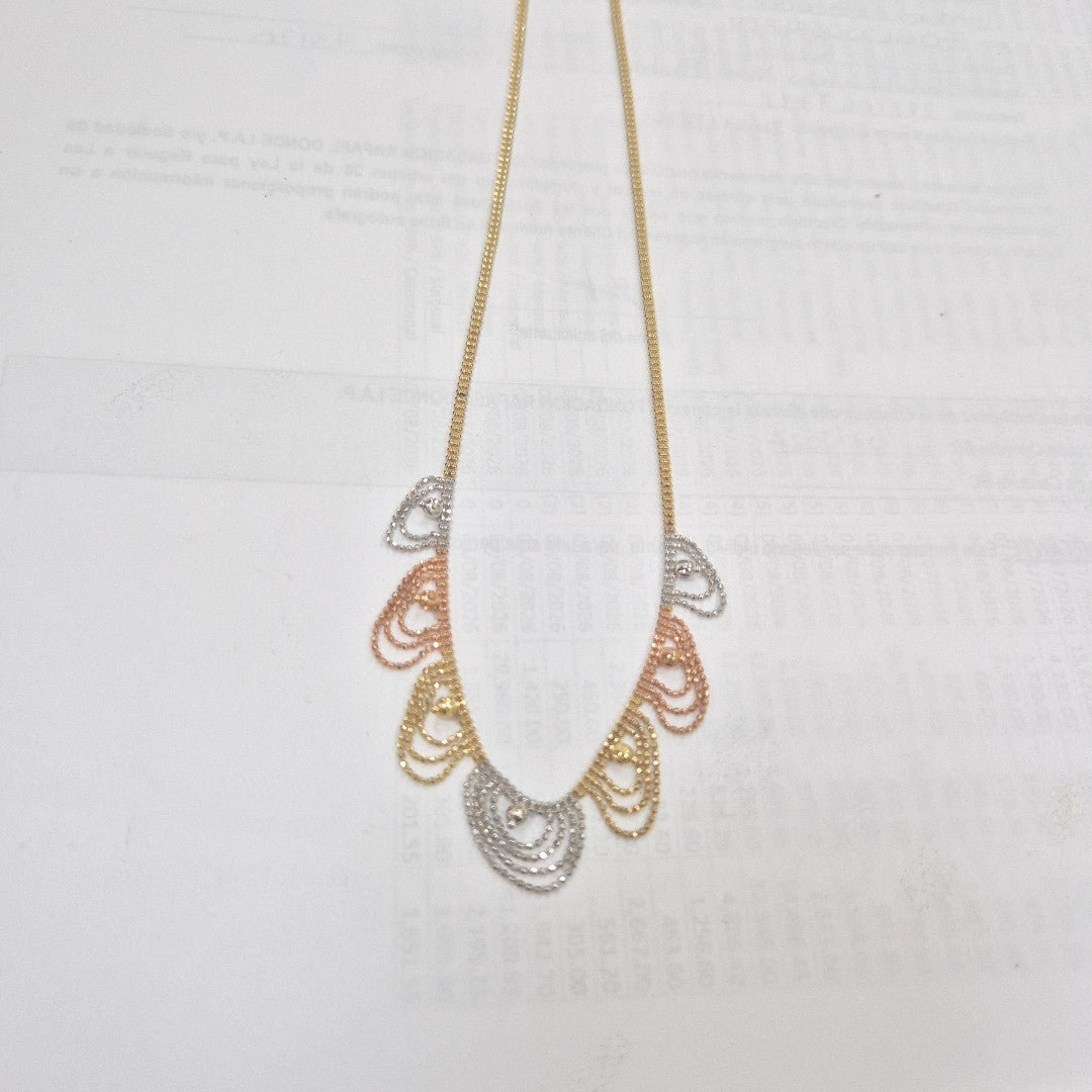 GARGANTILLA ORO,ORO COMBINADO 14 K 5,70 GRMS (SEMINUEVO)