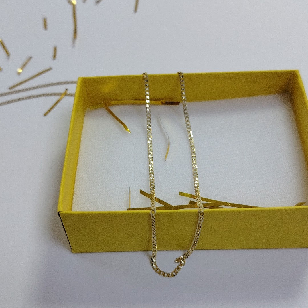 CADENAS BARBADA AMARILLA ORO 14K 2.1 (NUEVO)