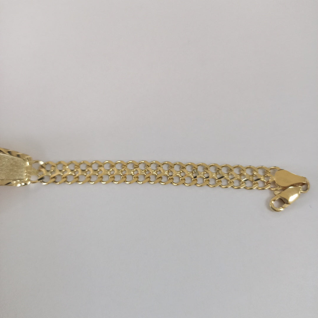 PULSERA ESCLAVA CHINO 14K 21 CM 9.7 GR (NUEVO)