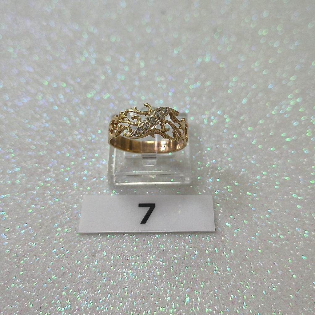 ANILLO ORO 10 K 1.8 GRMS (SEMINUEVO)