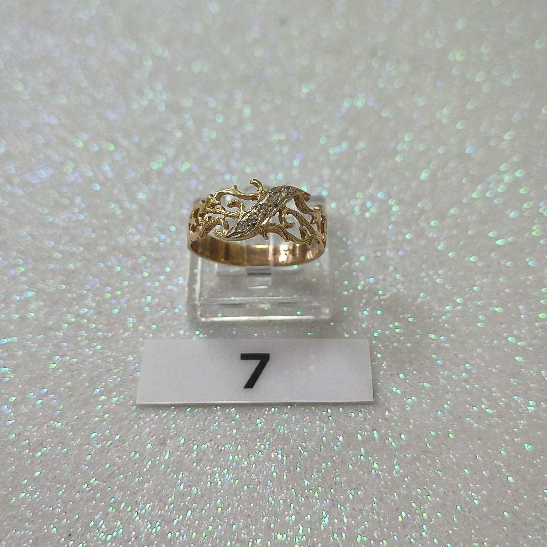 ANILLO ORO 10 K 1.8 GRMS (SEMINUEVO)