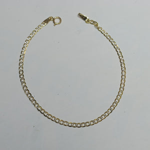 PULSERAS DAMA BARBADA DIAMANTADA ORO 14K 1.5 (NUEVO)