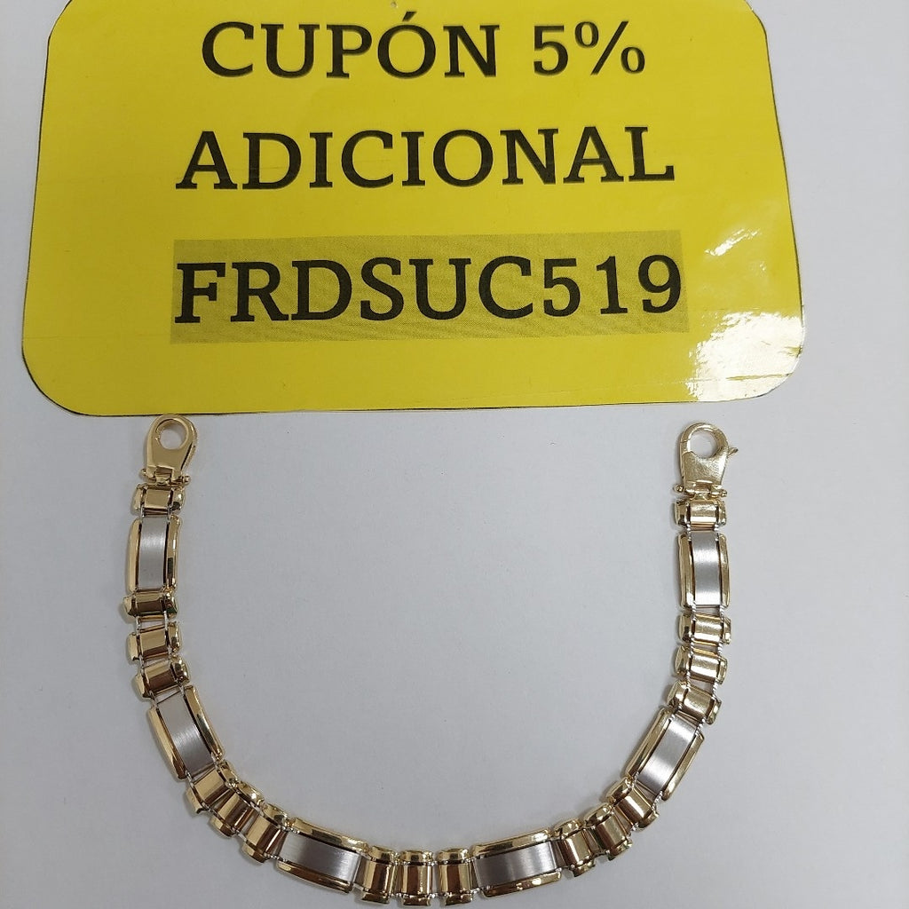 PULSERAS CABALLERO ORO 14K 13.8 (NUEVO)