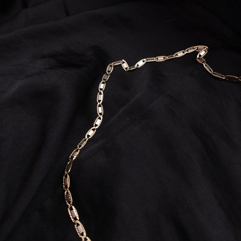 CADENA ORO COMBINADO 10 K 7,30 GRMS (SEMINUEVO)