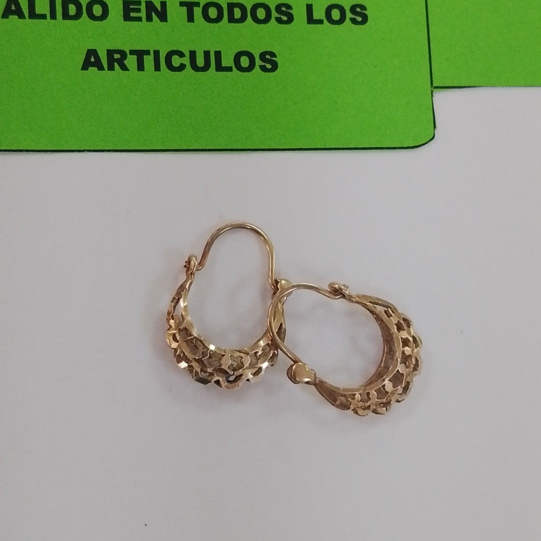 ARRACADAS PAR ORO 10 K 1,50 GRMS (SEMINUEVO)