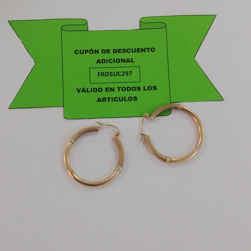 ARRACADAS PAR ORO 10 K 4,80 GRMS (SEMINUEVO)