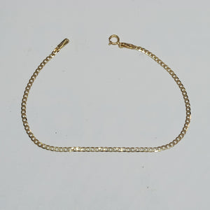 PULSERAS DAMA BARBADA AMARILLA ORO 14K 1.2 (NUEVO)