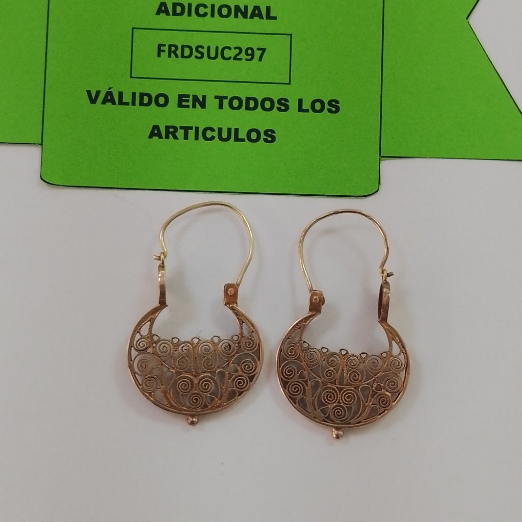 ARRACADAS PAR ORO 8 K 4,40 GRMS (SEMINUEVO)