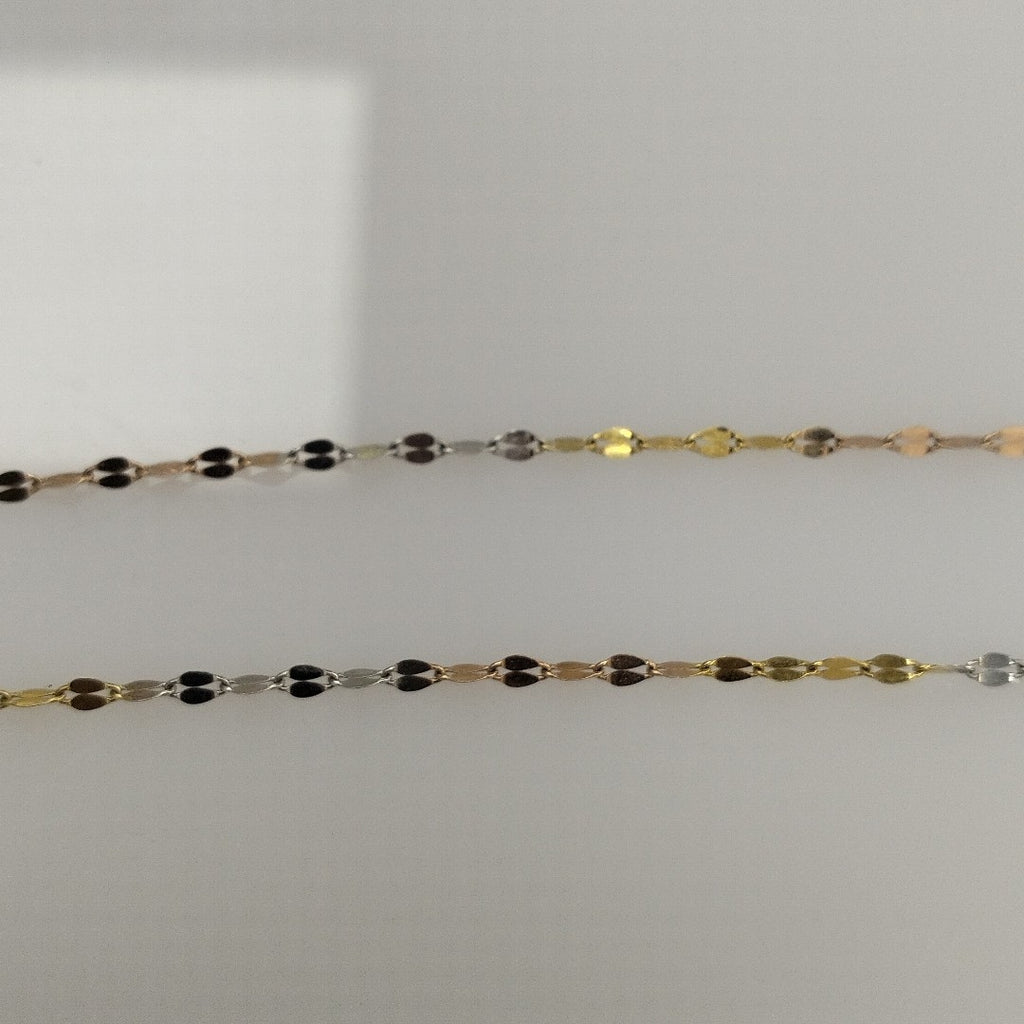 PULSERA ORO COMBINADO 14 K 0,60 GRMS (SEMINUEVO)