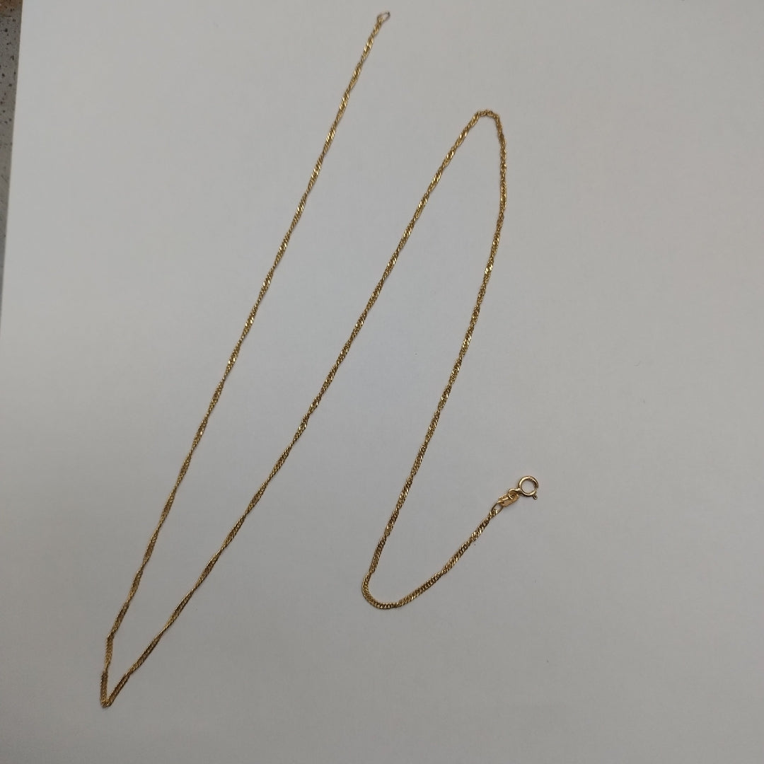 CADENA ORO 14 K 3,30 GRMS (SEMINUEVO)