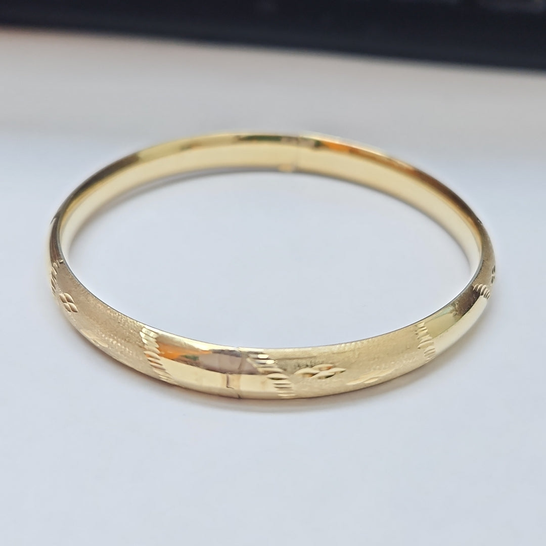 PULSERA RIGIDA ORO 14 K 7.7 GRMS (SEMINUEVO)