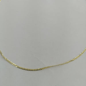 CADENAS BARBADA AMARILLA ORO 14K 2.2 (NUEVO)