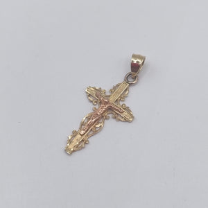CRUCIFIJO ORO 10 K 1.5 GRMS (SEMINUEVO)