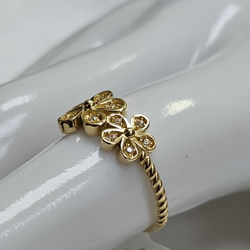 ANILLOS DAMA ORO 14K 2 (NUEVO)