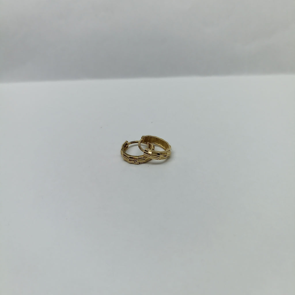 ARRACADAS PAR ORO 14 K 1.5 GRMS (SEMINUEVO)