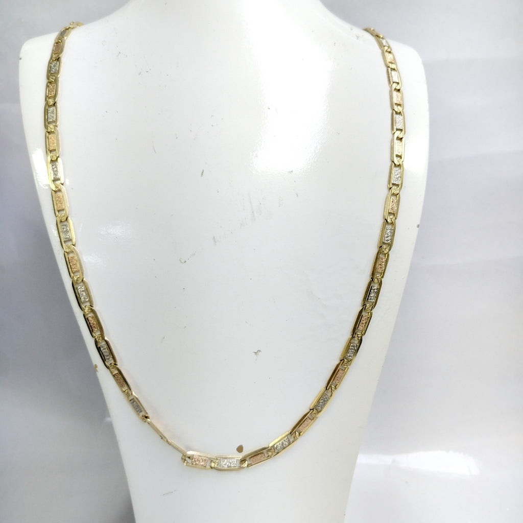CADENA ORO COMBINADO 14 K 37.1 GRMS (SEMINUEVO)