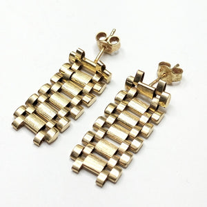 ARETES PAR ORO 14 K 3.6 GRMS (SEMINUEVO)