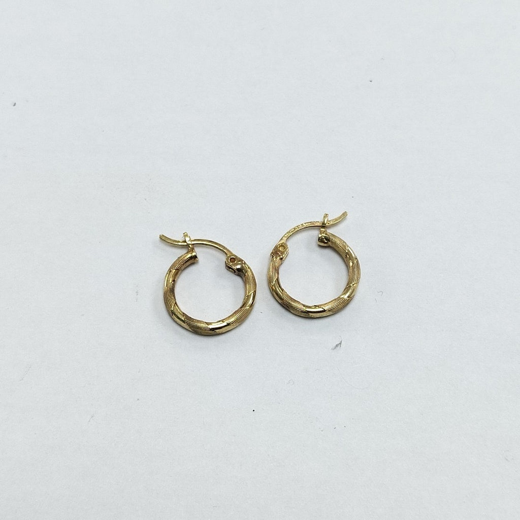 ARRACADAS PAR ORO 14 K 1.6 GRMS (SEMINUEVO)