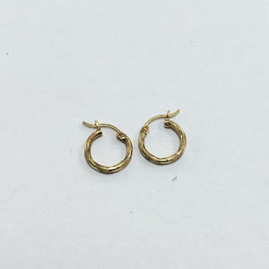 ARRACADAS PAR ORO 14 K 1.6 GRMS (SEMINUEVO)
