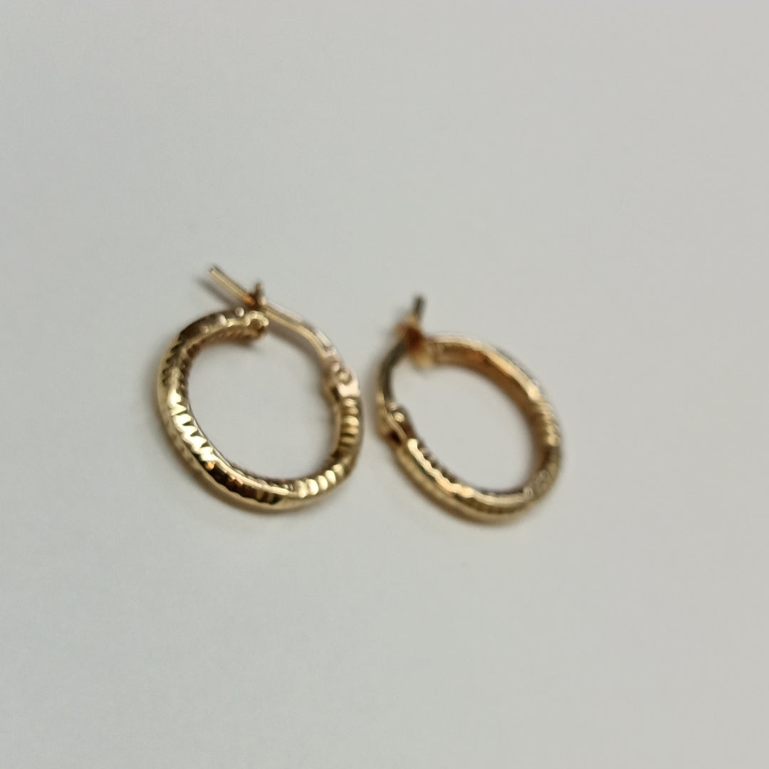 ARRACADAS PAR ORO 14 K 0.9 GRMS (SEMINUEVO)