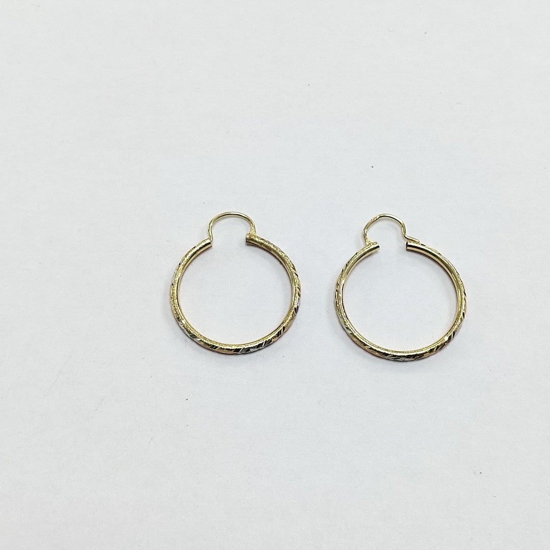 ARRACADAS PAR ORO 14 K 1.9 GRMS (SEMINUEVO)