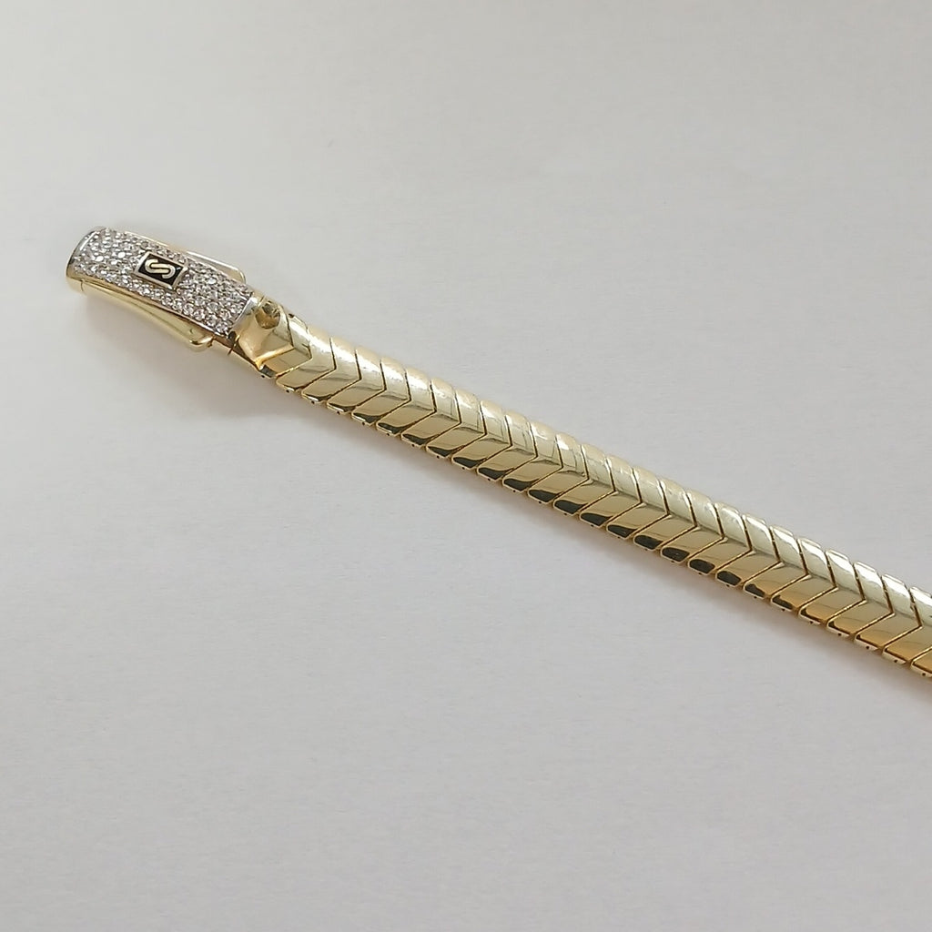 PULSERA MONACO ORO 10K 6.2 (NUEVO)