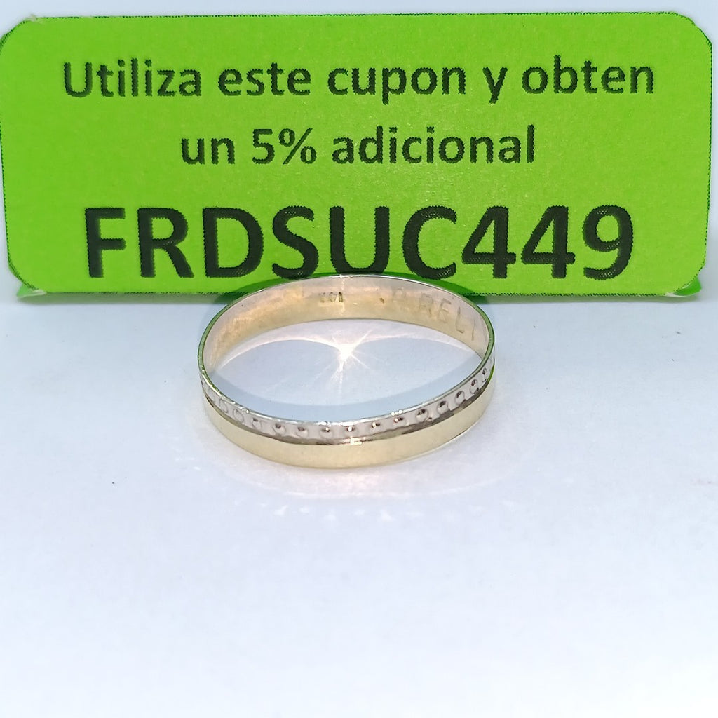 ARGOLLA ORO 14 K 1.3 GRMS (SEMINUEVO)