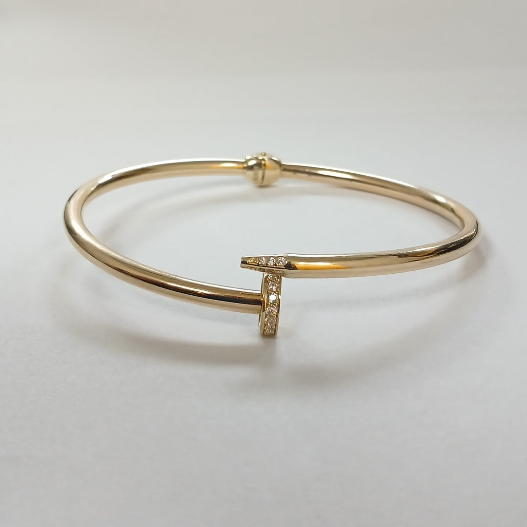 PULSERA CLAVO ORO 14K 6.4 (NUEVO)