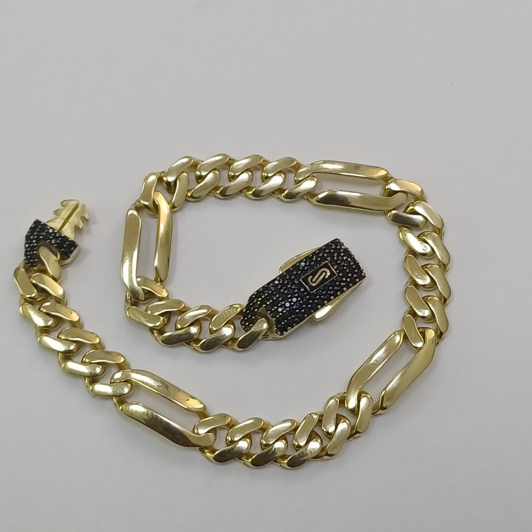 PULSERA MONACO ORO 10K 6.1 (NUEVO)