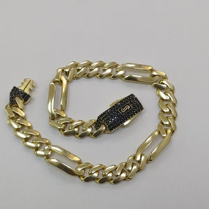 PULSERA MONACO ORO 10K 6.1 (NUEVO)