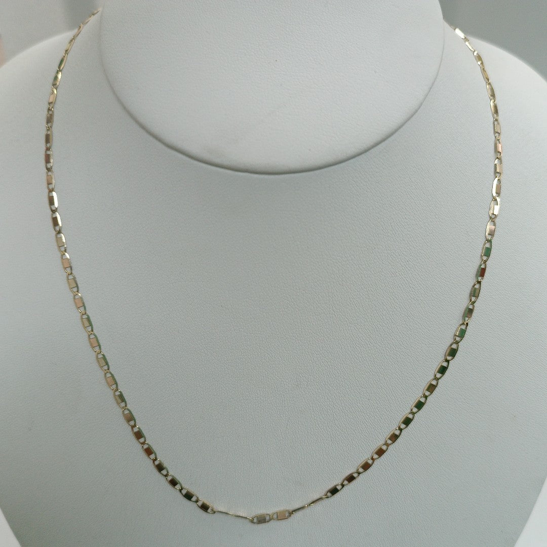 CADENA ESPEJO 14K 60 CM 5.4 GR (NUEVO)