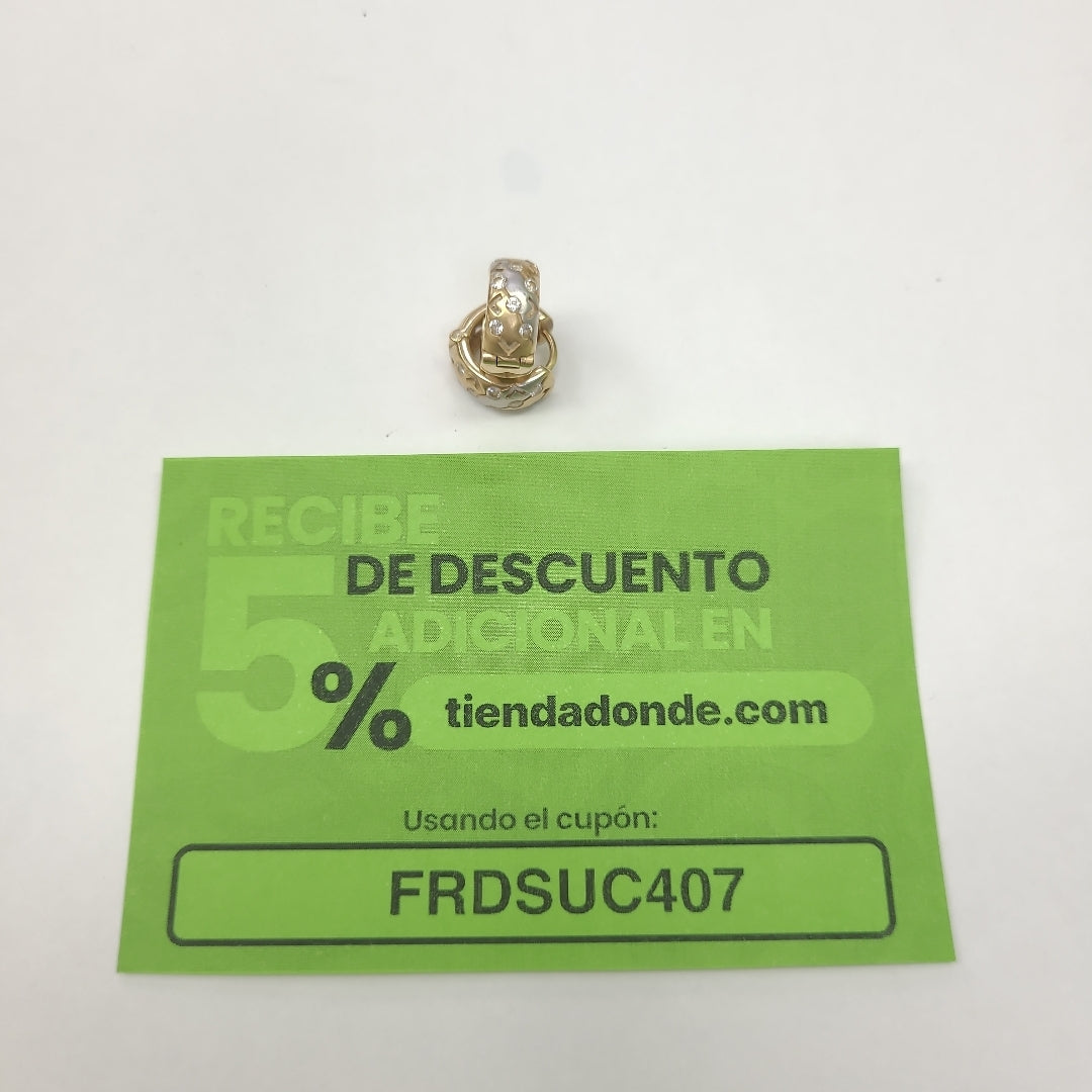 ARETES PAR ORO 14 K 5,20 GRMS (SEMINUEVO)