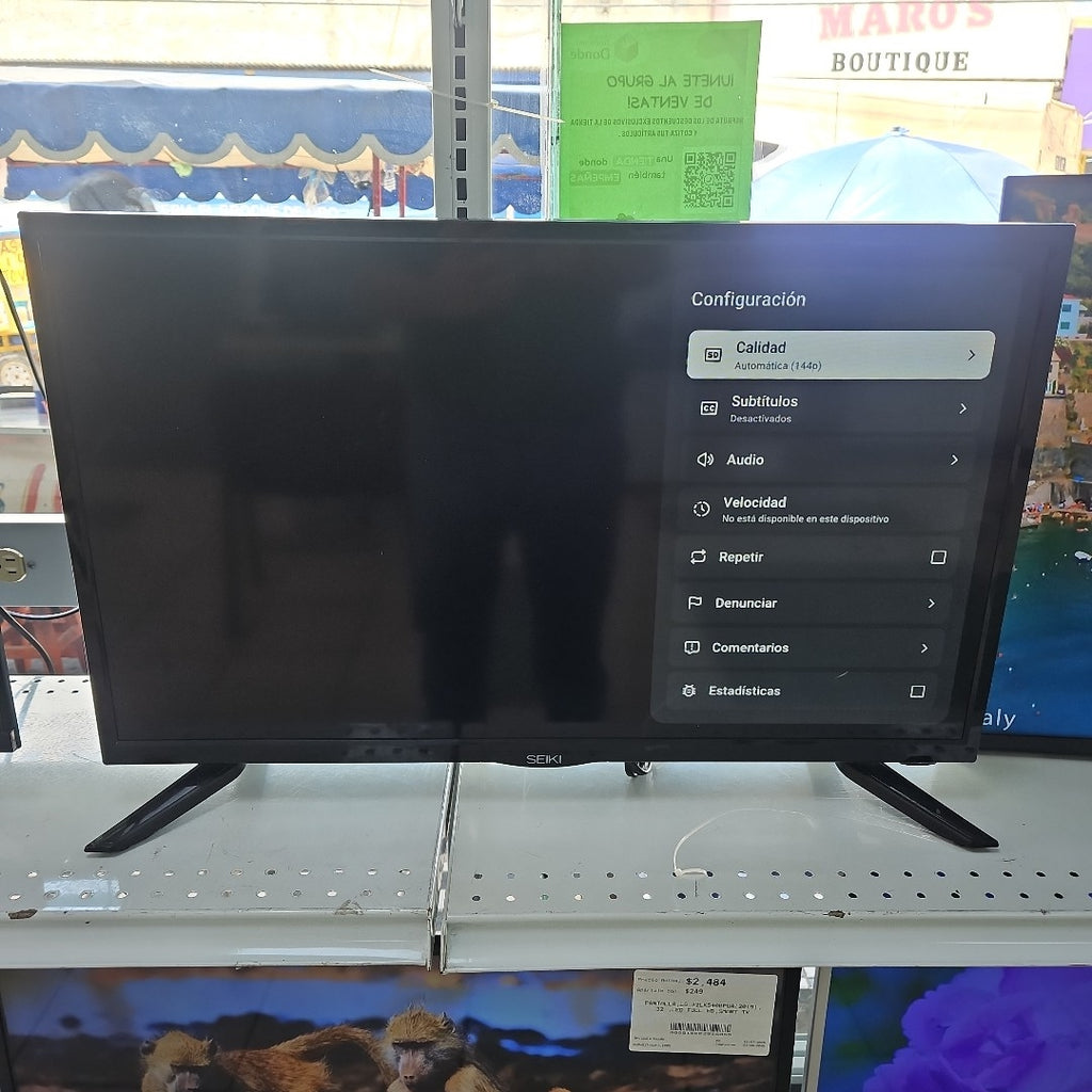 PANTALLA SEIKI SE32HQTM 32" LED HD (SEMINUEVO)