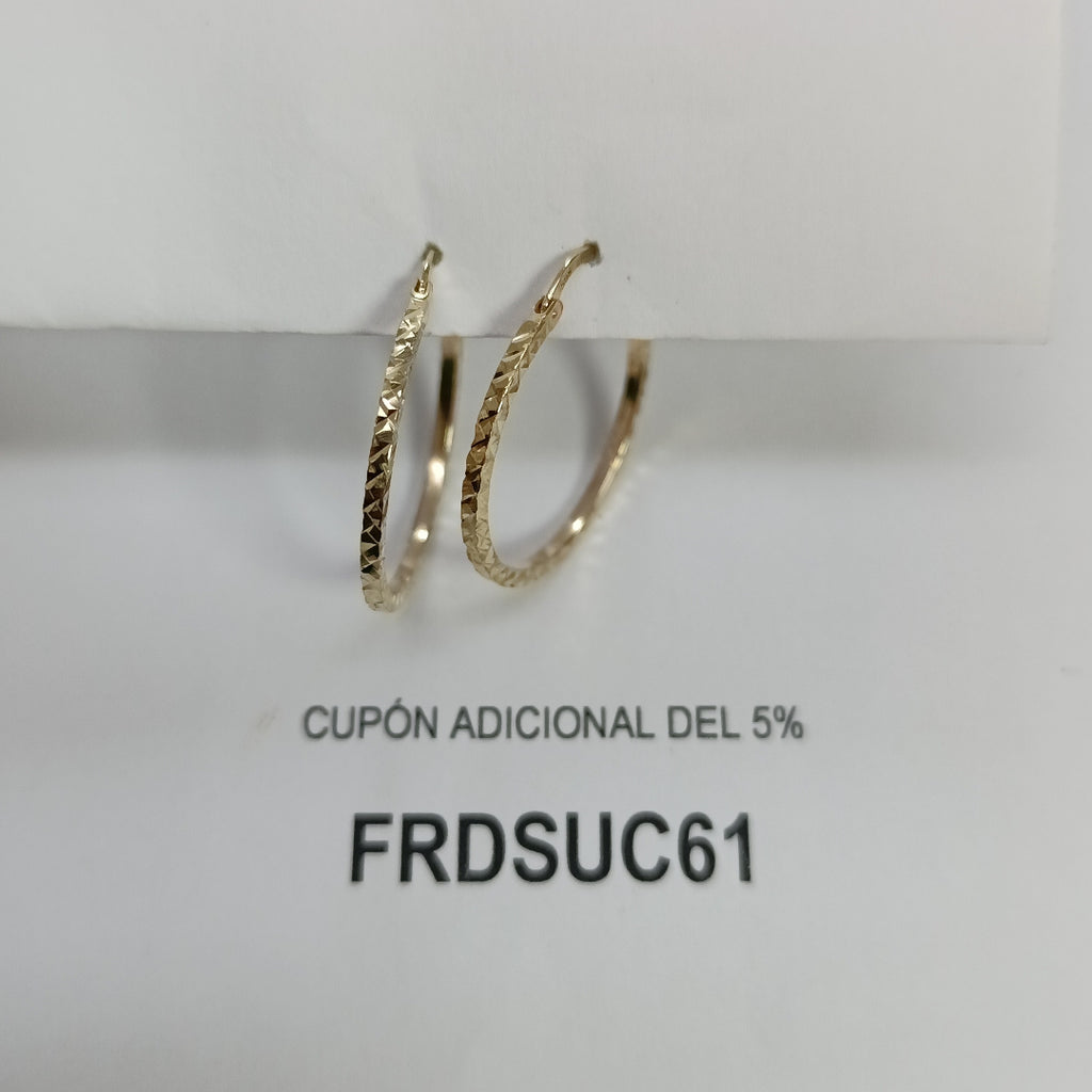 ARRACADAS ORO 14K 1.9 (NUEVO)