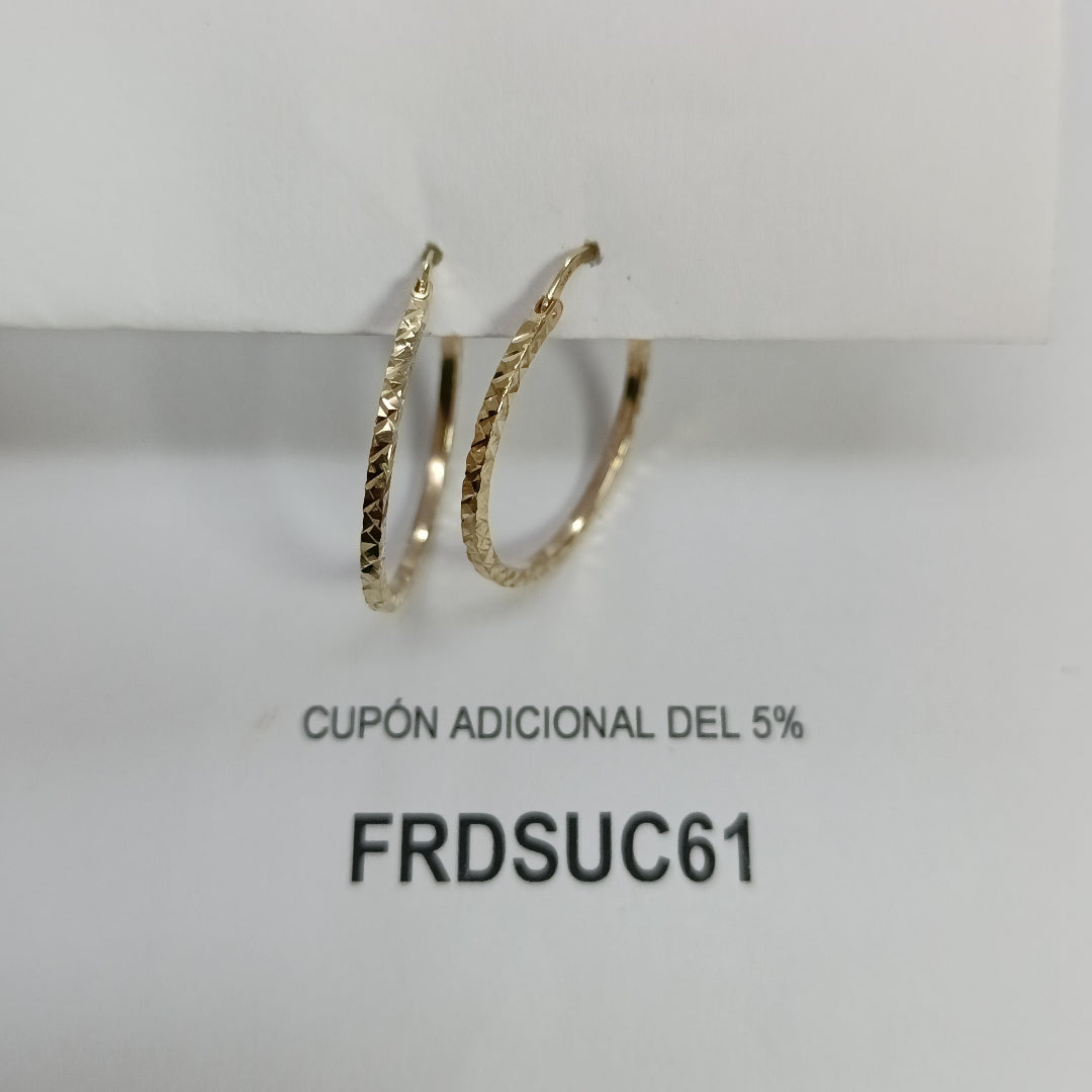 ARRACADAS ORO 14K 1.9 (NUEVO)